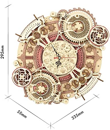 3D Holz Puzzle Zodiac Wanduhr