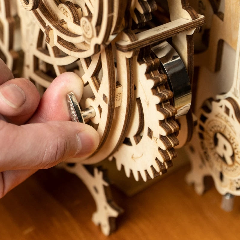 3D Eule Spielzeug Holz Uhr