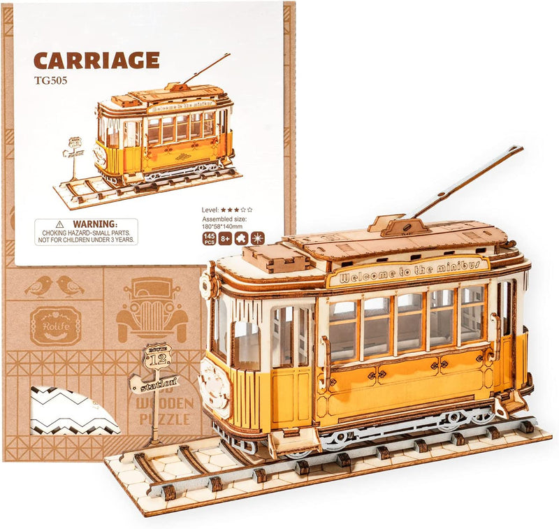 3D Holz Puzzle Vintage Modelle