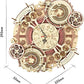 3D Holz Puzzle Zodiac Wanduhr    