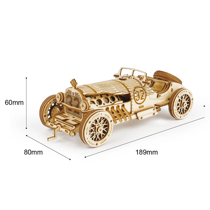 3D Holz Puzzle Grand Prix Auto 