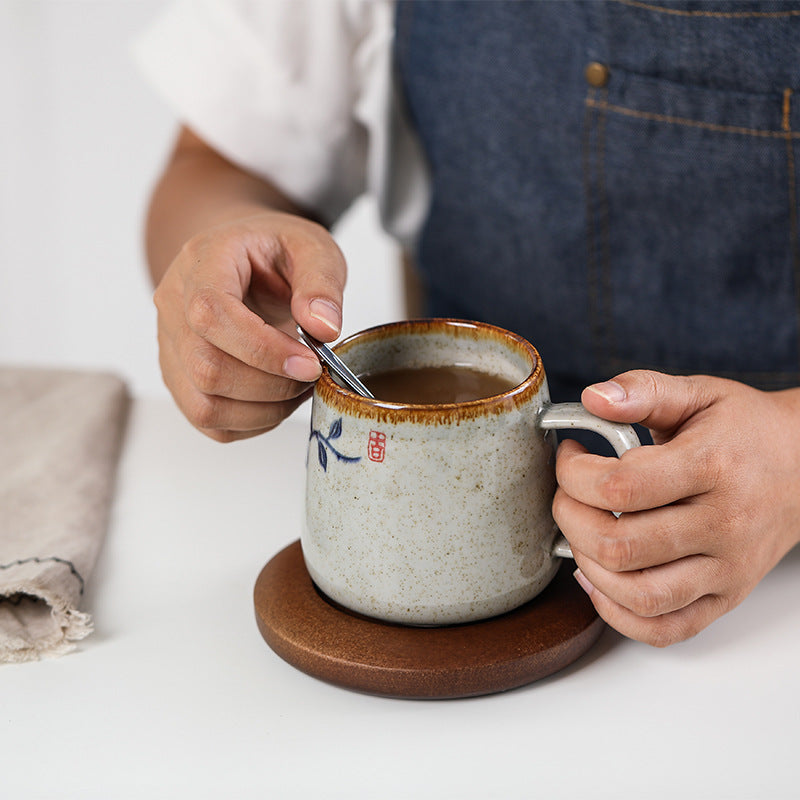 Unterglasur Keramik Becher Kreative Hand Bemalt Büro Frühstück Milch Kaffee Schwarz Tee Wasser Tasse