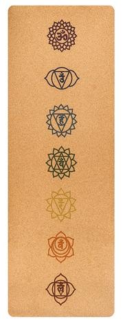 7 Chakra Kork Yoga Matte