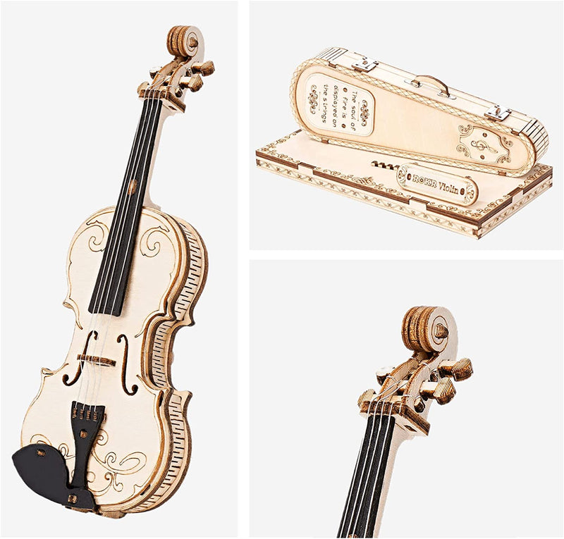 3D Holz Puzzle Violine