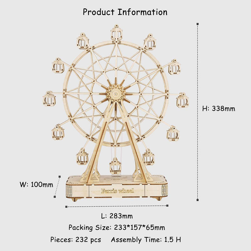 3D Holz Puzzle Riesenrad