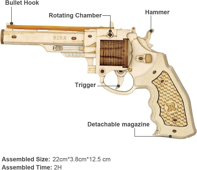 3D Puzzle Holzspielzeug Gewehr