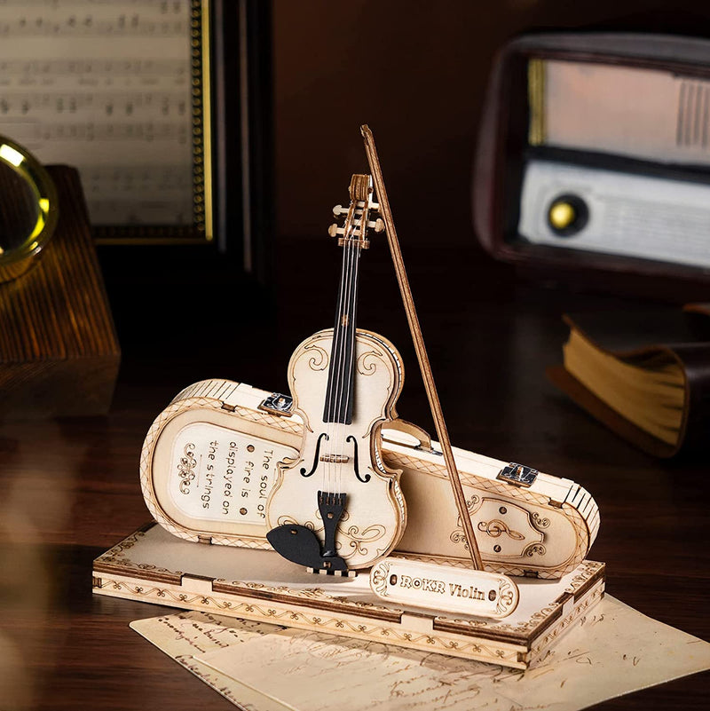 3D Holz Puzzle Violine