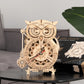 3D Eule Spielzeug Holz Uhr 