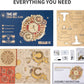 3D Holz Puzzle Zodiac Wanduhr    