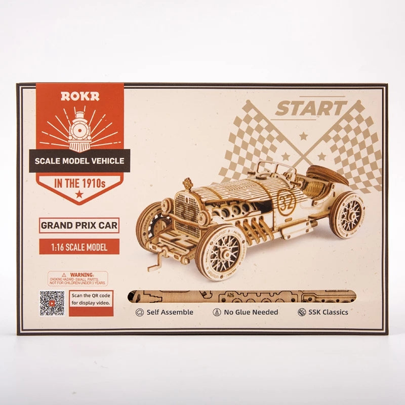 3D Holz Puzzle Grand Prix Auto 