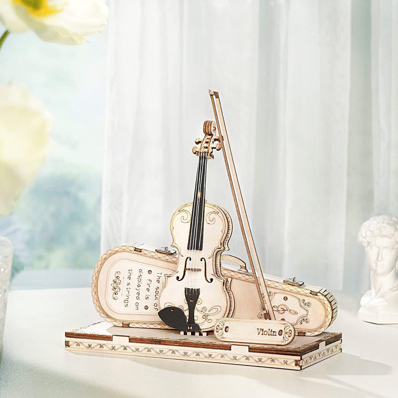 3D Holz Puzzle Violine