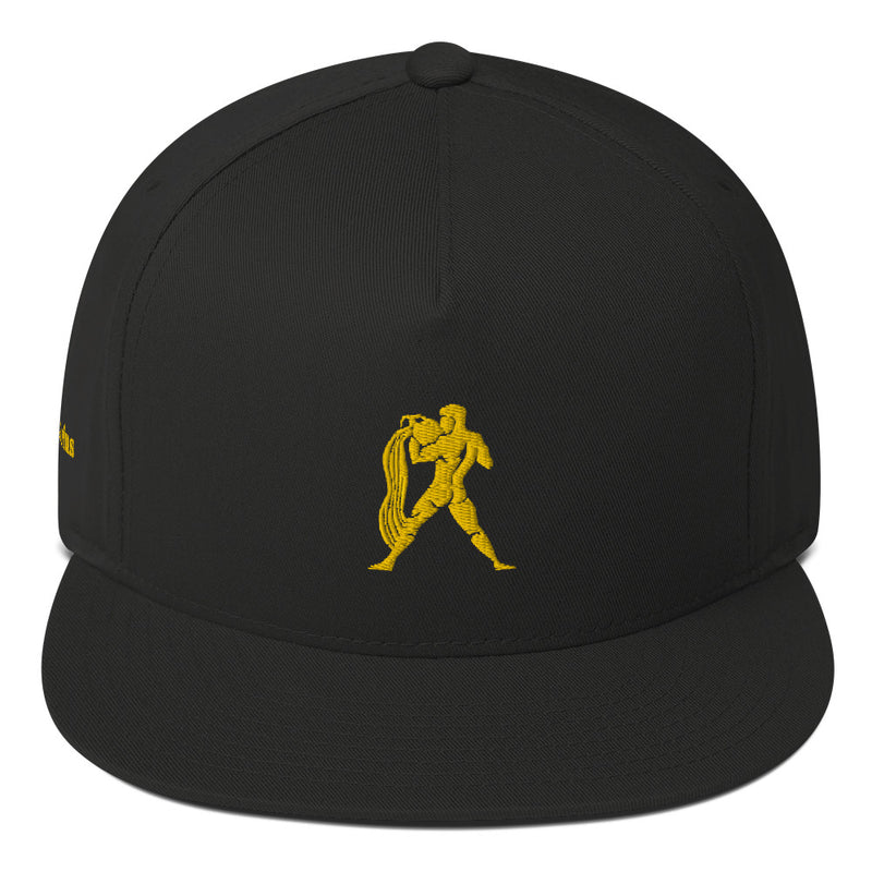 Flat Bill-Cap Aquarius Gold