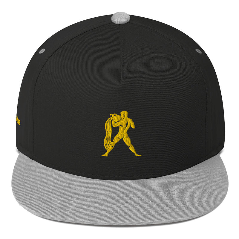 Flat Bill-Cap Aquarius Gold