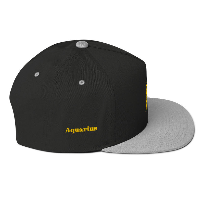 Flat Bill-Cap Aquarius Gold