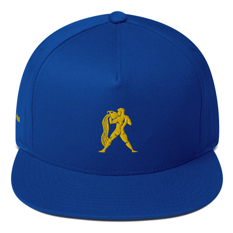 Flat Bill-Cap Aquarius Gold