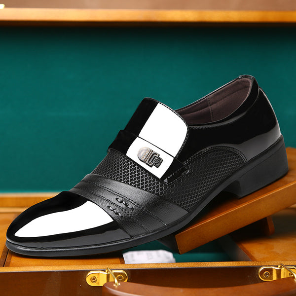 Men's Casual Formal Wear Breathable Leather Shoes