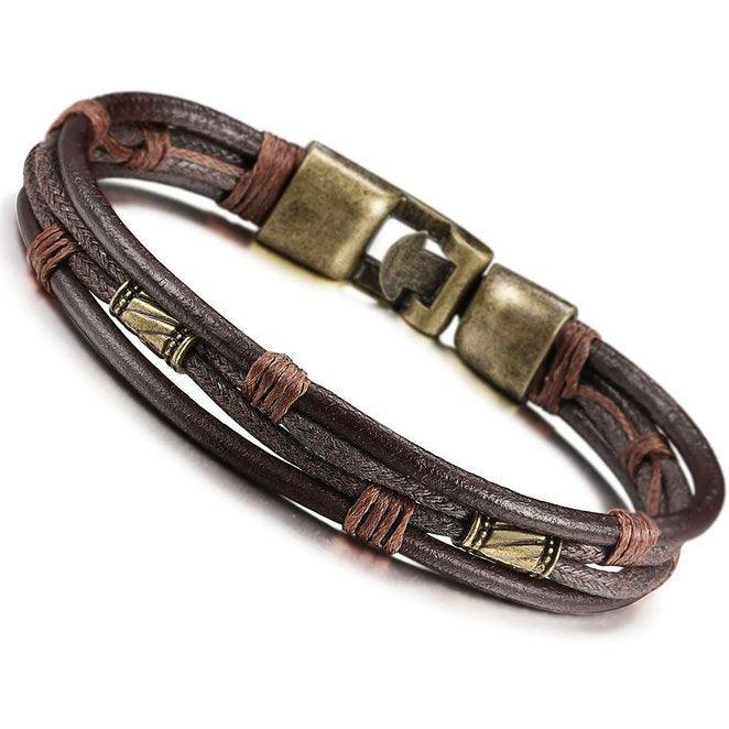 Braided Leather Bracelet