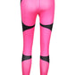 Drucken patchwork yoga leggings