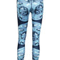 Drucken patchwork yoga leggings