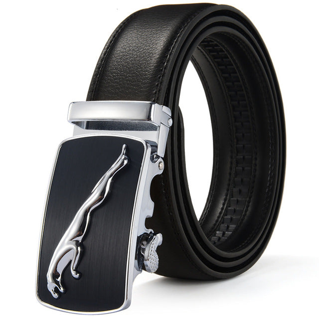 Men's automatic buckle belt