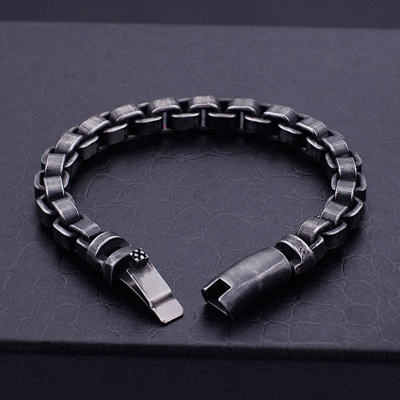 Fashion Titanium Steel Bracelet Casting Personality Trendy Men'