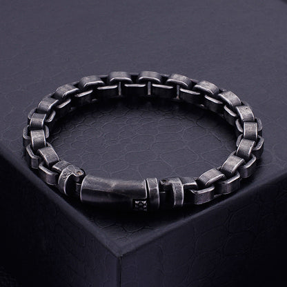 Fashion Titanium Steel Bracelet Casting Personality Trendy Men'