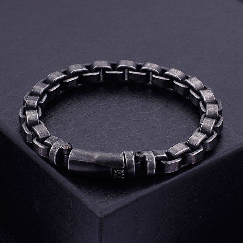 Fashion Titanium Steel Bracelet Casting Personality Trendy Men'