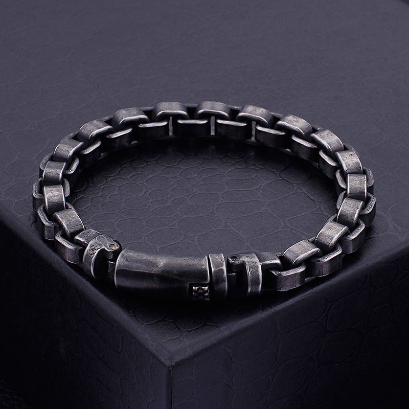 Fashion Titanium Steel Bracelet Casting Personality Trendy Men'