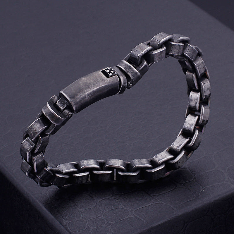 Fashion Titanium Steel Bracelet Casting Personality Trendy Men'