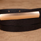 -match Thin Belt Jeans Short