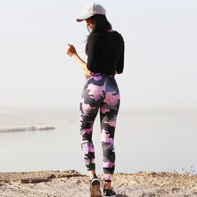 Camouflage High Waist Yoga Pants