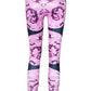Drucken patchwork yoga leggings