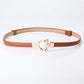 Coat Decorated Leather Belt