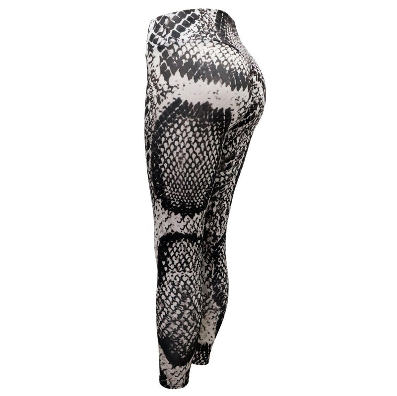 Snake print yoga pants