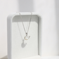Tiefe meer mutter shell kleine wal S925 sterling silber halskette