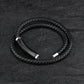 Vintage rindsleder doppel armband