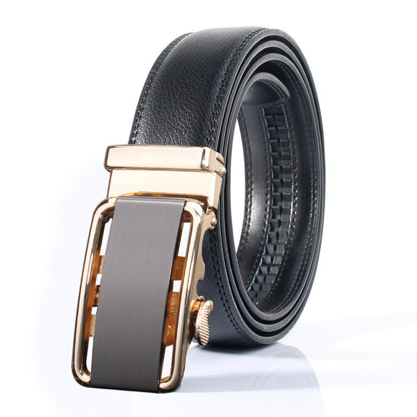 Automatic Buckle Casual Leather Belt