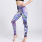 Colorful cropped yoga pants