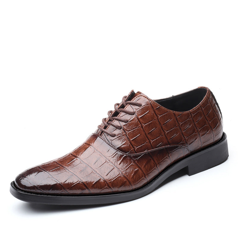 Size British Casual Leather Shoes