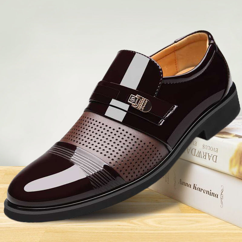 formal business leather shoes