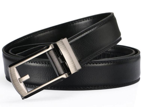 Belt Men's Comfort Click Fake Pin Buckle Men's Leather Belt