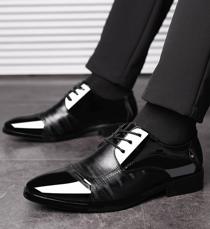 2021 sommer neue schuhe herren business kleid groß