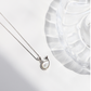 Tiefe meer mutter shell kleine wal S925 sterling silber halskette