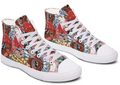 Printed Couple High-top Canvas Shoes