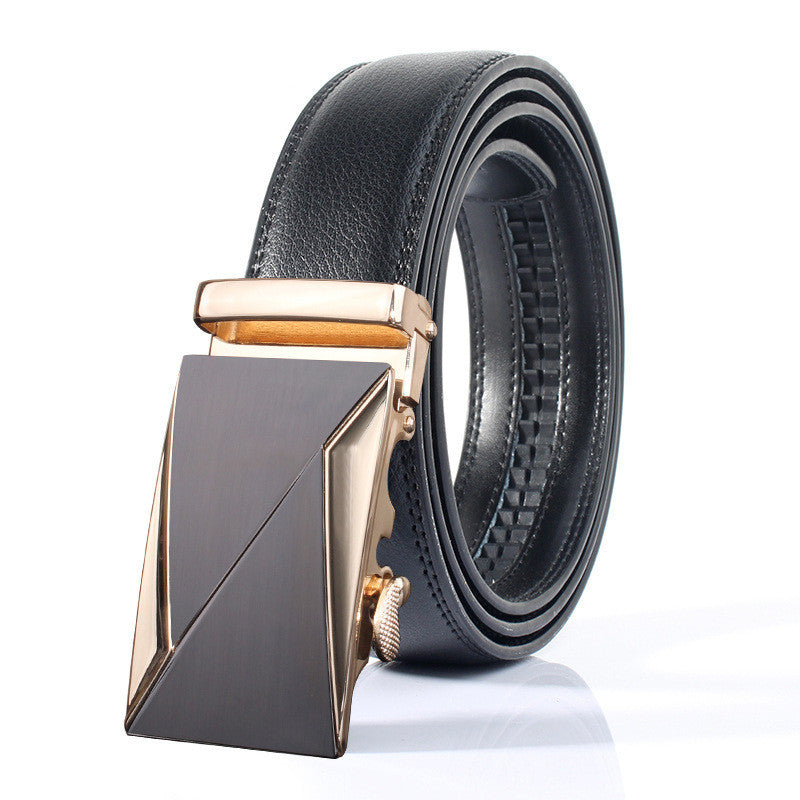 Automatic Buckle Casual Leather Belt