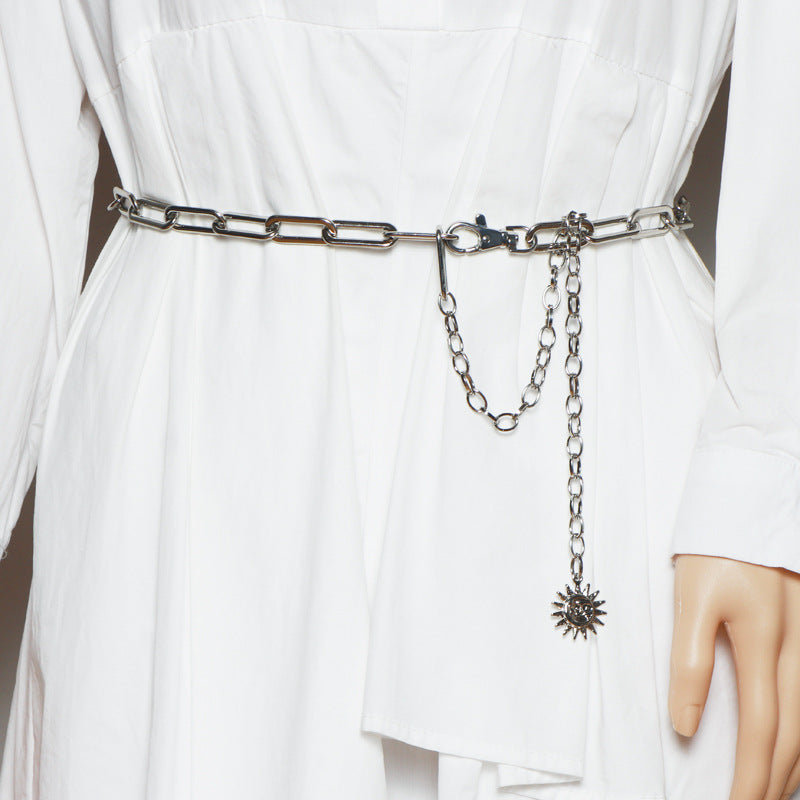 metal waist chain accessories women'