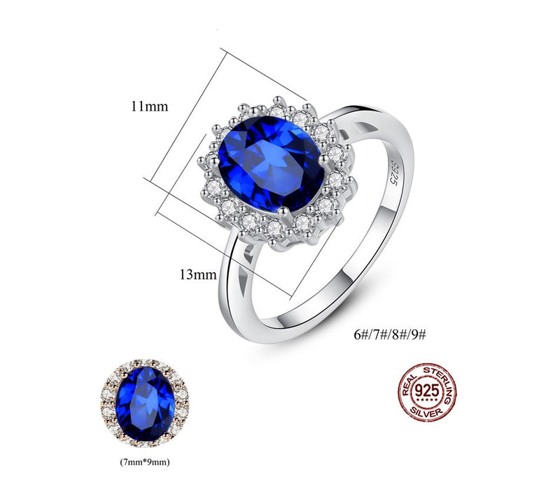 Royal blue ring