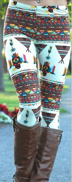 Leggins mit weihnachtlichen Winterlichen Motiven