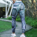 Snake print yoga pants