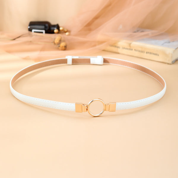 Fashion Adjustable Pair Buckle Dress Small Belt